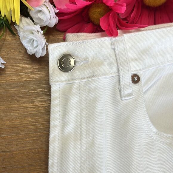 Gianni Bini Riley Ankle Straight Jean White Size 31 - Picture 2 of 10